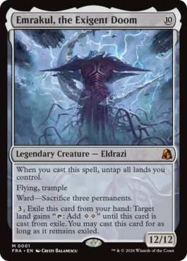 Emrakul, the Exigent Doom (Reality Fracture 001, English) card image