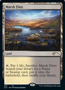 《湿地の干潟/Marsh Flats》[Secret Lair] 土地