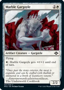 《大理石のガーゴイル/Marble Gargoyle》[MH2] 白C