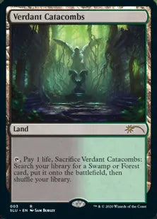 《新緑の地下墓地/Verdant Catacombs》[Secret Lair] 土地