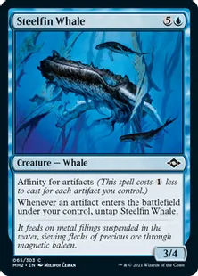 《鋼ヒレの鯨/Steelfin Whale》[MH2] 青C