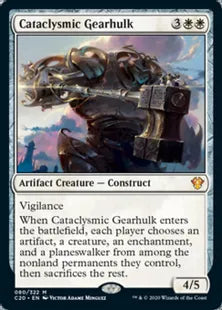《激変の機械巨人/Cataclysmic Gearhulk》[C20] 白R