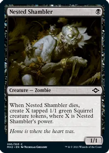 《巣のシャンブラー/Nested Shambler》[MH2] 黒C