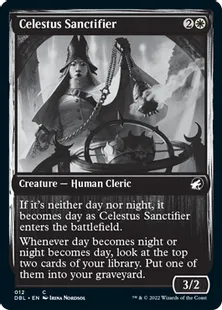 《セレスタスの奉納者/Celestus Sanctifier》[DBL] 白C