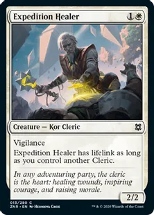 《探検隊の癒し手/Expedition Healer》[ZNR] 白C