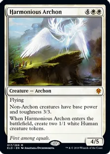 《調和のアルコン/Harmonious Archon》[ELD] 白R