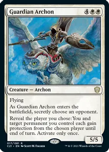 《守護の執政官/Guardian Archon》[C21] 白R