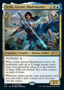 《Zethi, Arcane Blademaster》/《Chun-Li, Countless Kicks》[SLX] 金R