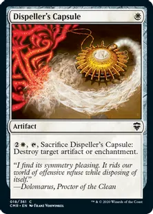 《祓い士の薬包/Dispeller's Capsule》[CMR] 白C