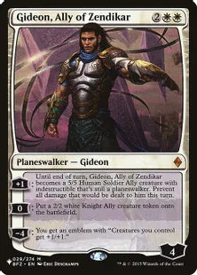 《ゼンディカーの同盟者、ギデオン/Gideon, Ally of Zendikar》[The List] 白R