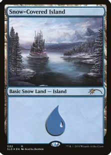 《冠雪の島/Snow-Covered Island》[Secret Lair] 土地(002)