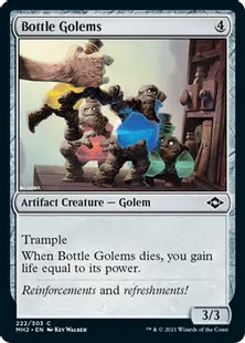《ボトルのゴーレム/Bottle Golems》[MH2] 茶C