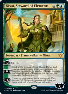 《自然に仕える者、ニッサ/Nissa, Steward of Elements》[C20] 金R