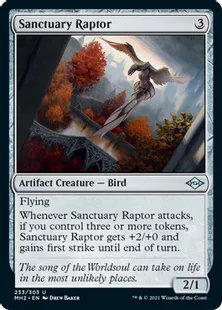《聖域の猛禽/Sanctuary Raptor》[MH2] 茶U