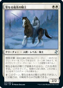 《聖なる後光の騎士/Knight of the Holy Nimbus》[TSR] 白U