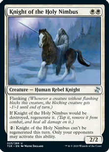 《聖なる後光の騎士/Knight of the Holy Nimbus》[TSR] 白U