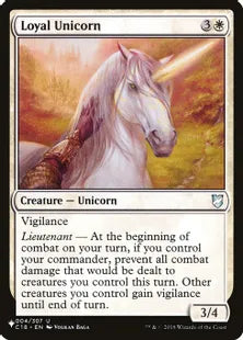 《忠実なユニコーン/Loyal Unicorn》[The List] 白U