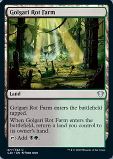 《ゴルガリの腐敗農場/Golgari Rot Farm》[C20] 土地U