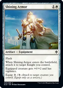 《輝く鎧/Shining Armor》[ELD] 白C