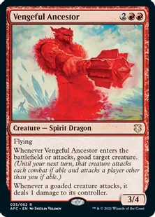 《復讐の祖霊/Vengeful Ancestor》[AFC] 赤R