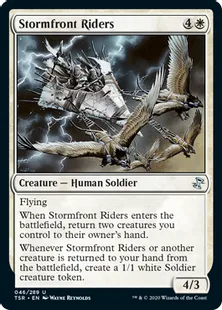 《嵐前線の乗り手/Stormfront Riders》[TSR] 白U