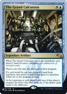 《The Grand Calcutron》[The List] 金R