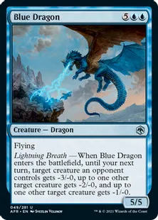 《ブルー・ドラゴン/Blue Dragon》[AFR] 青U