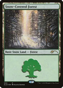 《冠雪の森/Snow-Covered Forest》[Secret Lair] 土地(005)