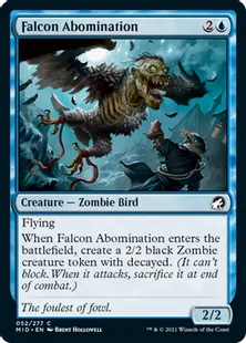 《異形の隼/Falcon Abomination》[MID] 青C