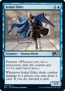 《ジェスカイの長老/Jeskai Elder》[M21] 青U