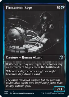 《天空の賢者/Firmament Sage》[DBL] 青U