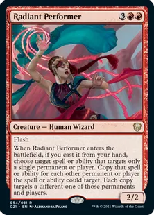 《光輝の演者/Radiant Performer》[C21] 赤R