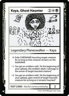 【エンブレムあり】《Kaya, Ghost Haunter》[Mystery Booster Playtest Cards] 金
