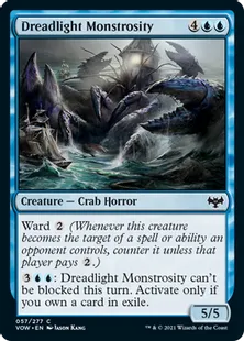 《戦慄光の大怪物/Dreadlight Monstrosity》[VOW] 青C