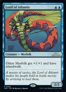 《アトランティスの王/Lord of Atlantis》[30A] 青R