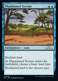 《幻影の地/Phantasmal Terrain》[30A] 青C