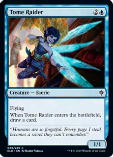 《秘本の略奪者/Tome Raider》[ELD] 青C