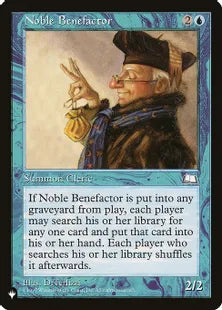 《気前のいい後援者/Noble Benefactor》[The List] 青U