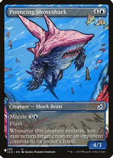 《飛びかかる岸鮫/Pouncing Shoreshark》[The List] 青U