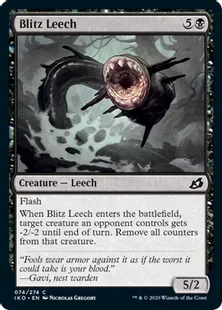 《急襲ヒル/Blitz Leech》[IKO] 黒C