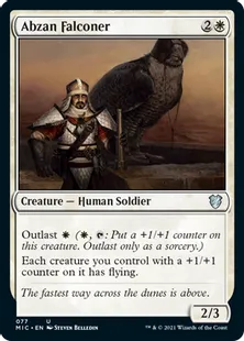 《アブザンの鷹匠/Abzan Falconer》[MIC] 白U