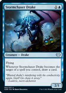 《嵐追いのドレイク/Stormchaser Drake》[VOW] 青U