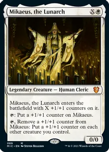 《月皇ミケウス/Mikaeus, the Lunarch》[MIC] 白R