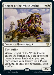 《白蘭の騎士/Knight of the White Orchid》[VOC] 白R