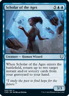 《星霜の学者/Scholar of the Ages》[CMR] 青U