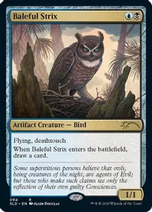 《悪意の大梟/Baleful Strix》[Secret Lair] 金(094)