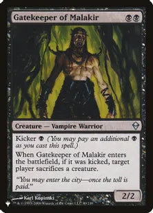 《マラキールの門番/Gatekeeper of Malakir》[The List] 黒U