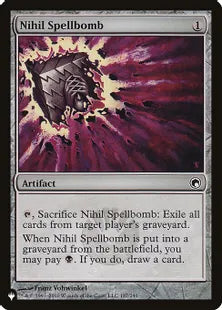 《虚無の呪文爆弾/Nihil Spellbomb》[The List] 茶C