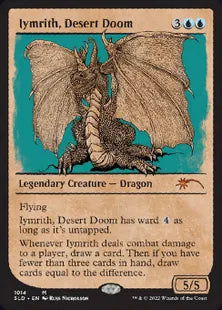 《砂漠滅ぼし、イムリス/Iymrith, Desert Doom》[Secret Lair] 青