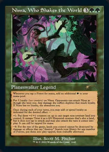 《世界を揺るがす者、ニッサ/Nissa, Who Shakes the World》[Secret Lair] 緑(1042)